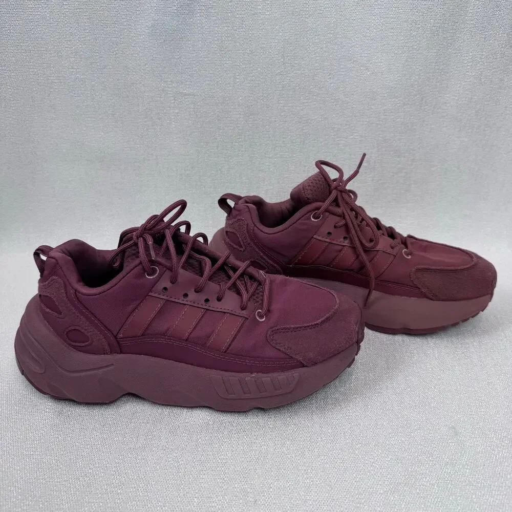 ZX22 Adidas Girls Mauve Boost Sneakers Low Top Chunky Size US 4